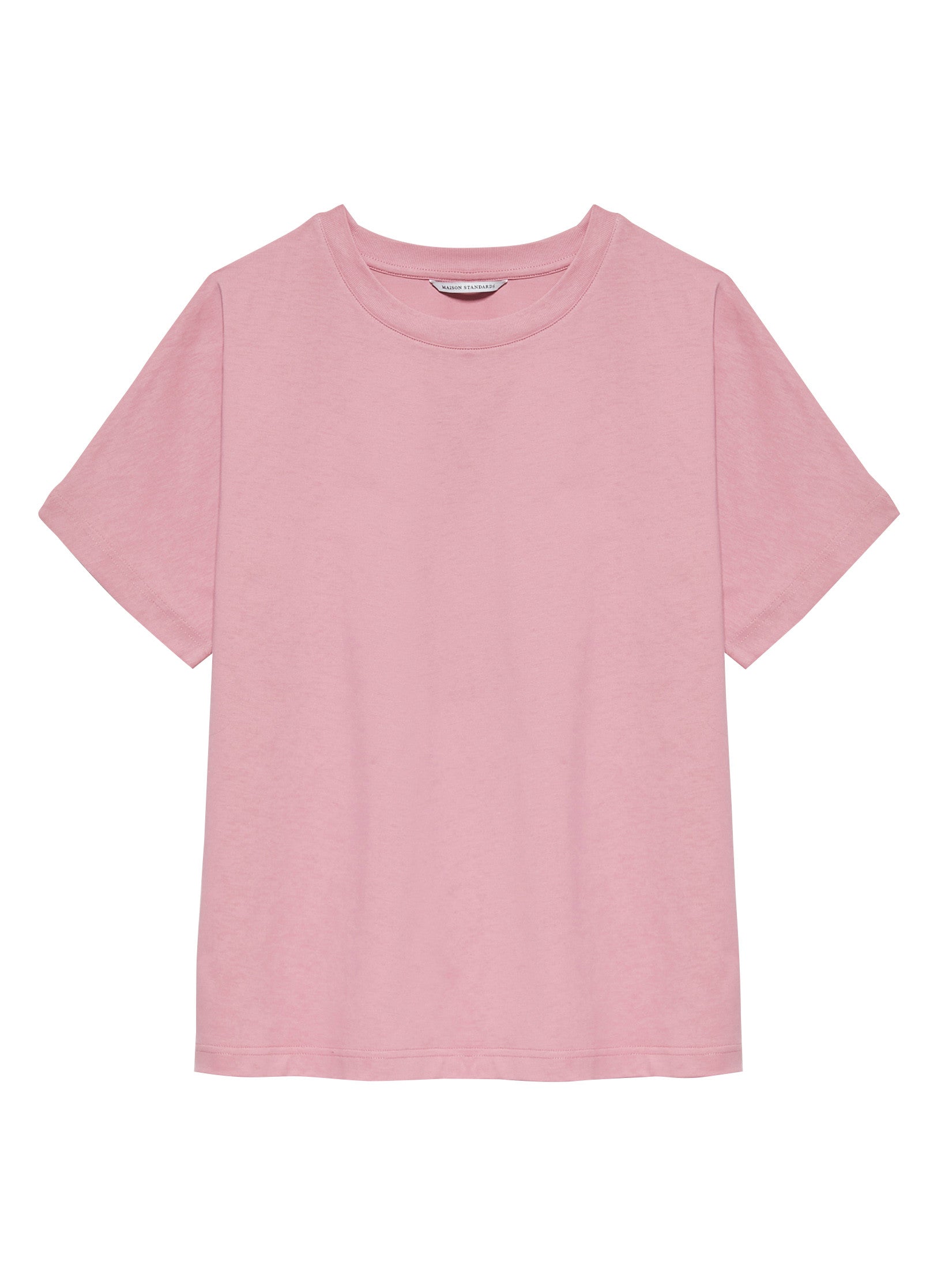 tee shirt manches kimono coton organique rose femme