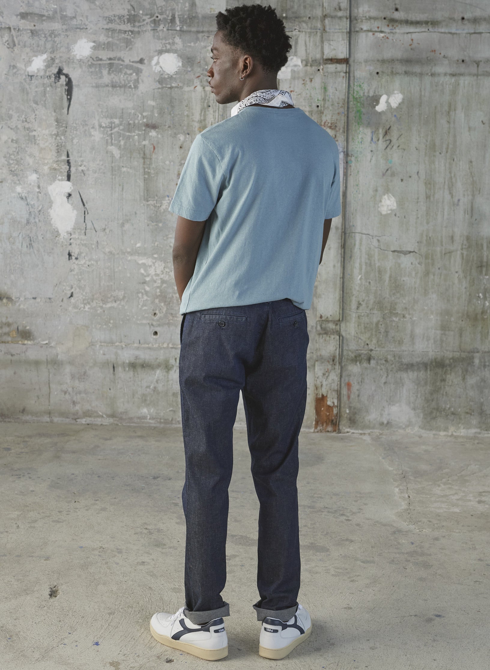 chino denim elasthanne brut homme