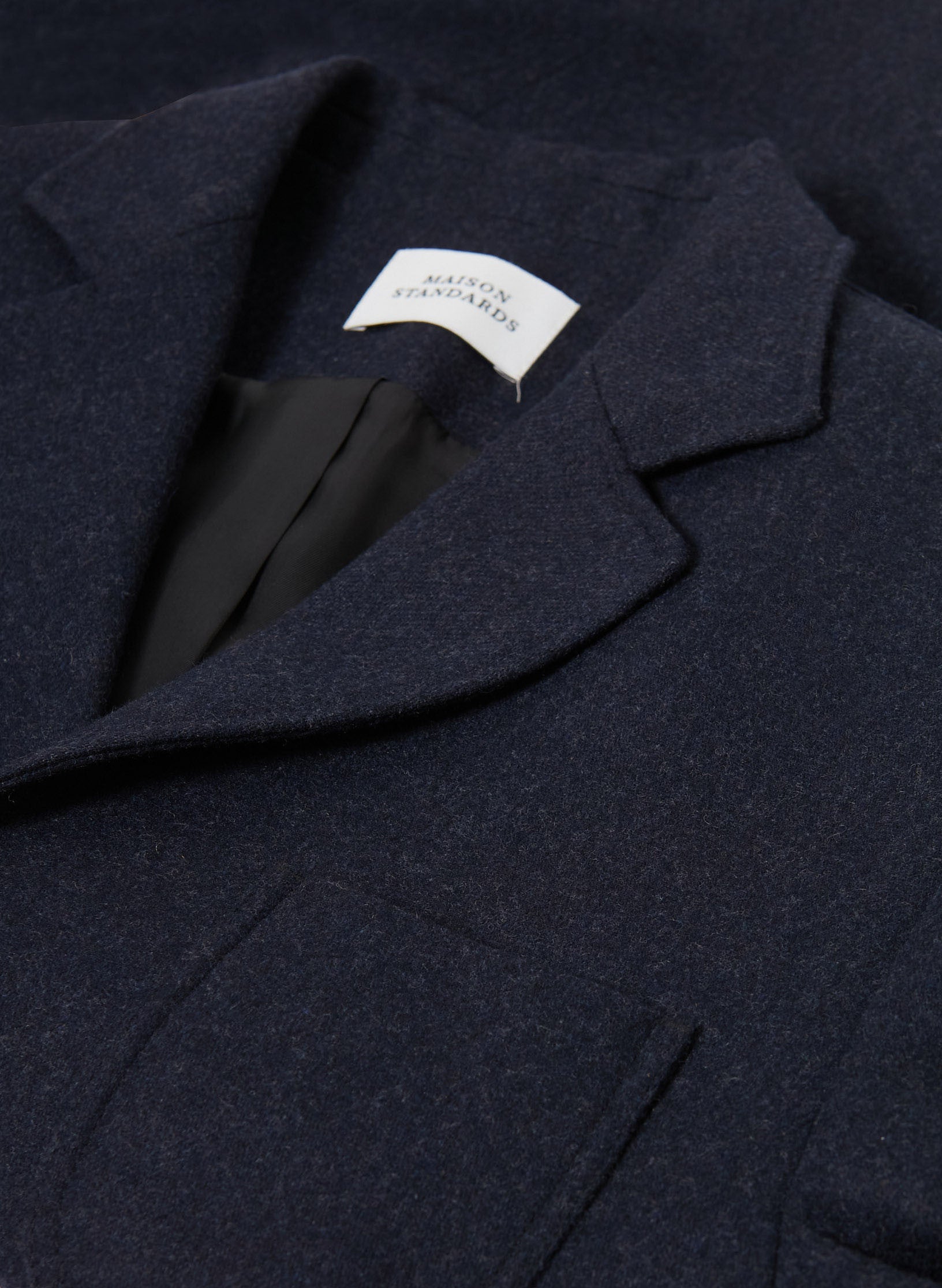 veste flanelle bleu 3 boutons homme