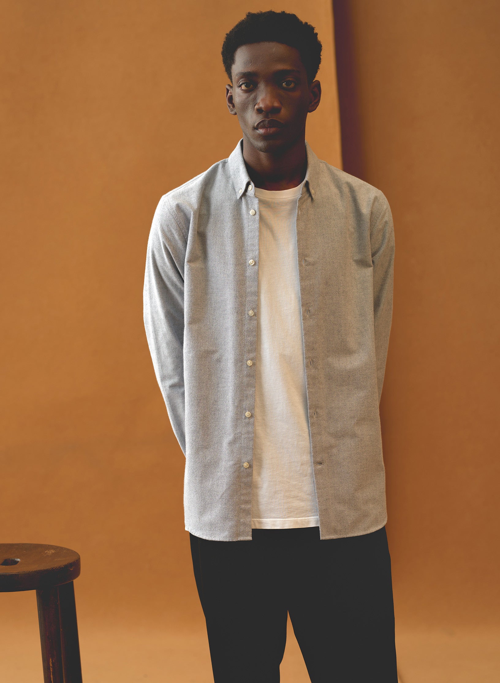 Chemise Flanelle Col Boutonne