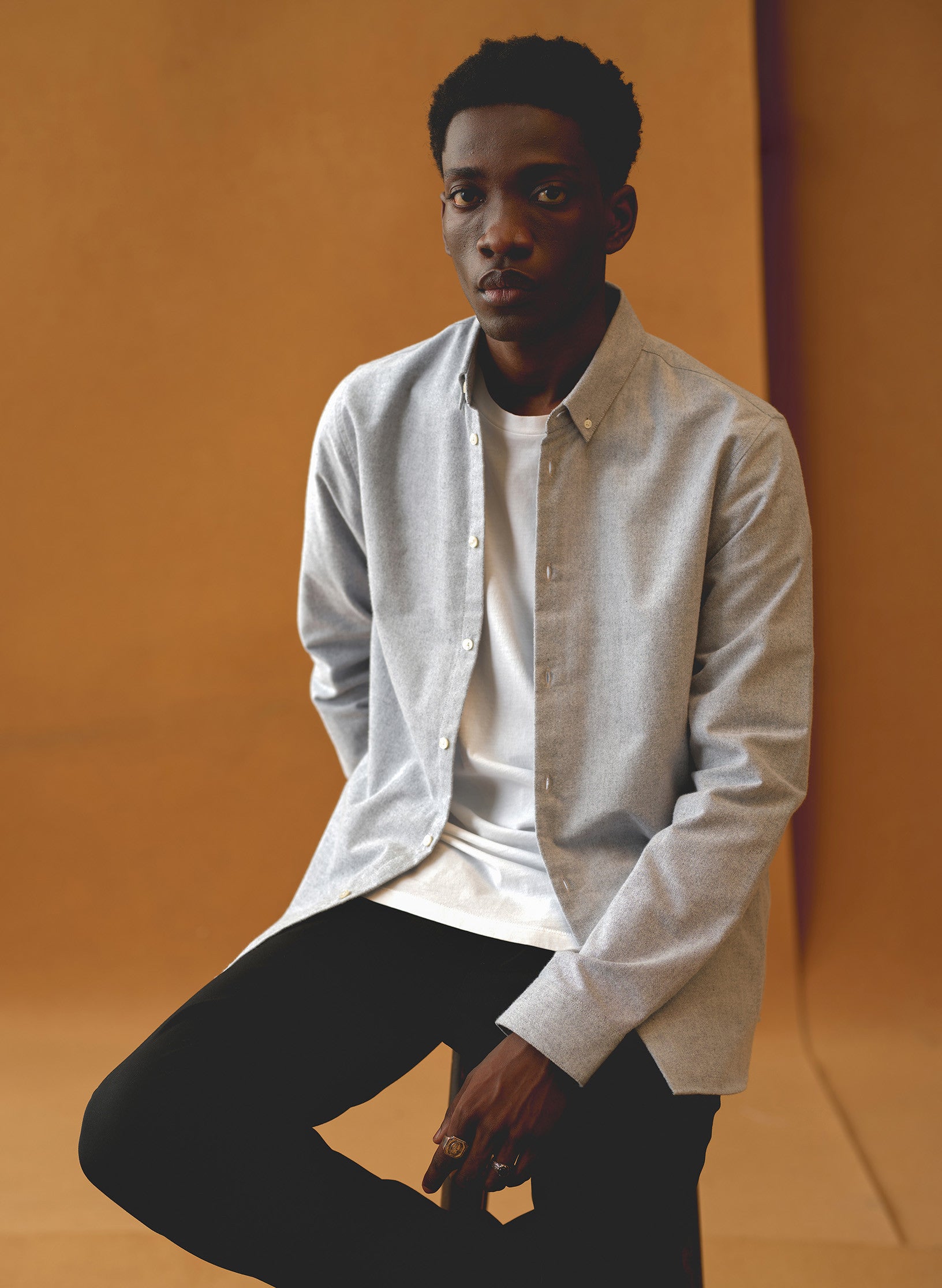 Chemise Flanelle Col Boutonne