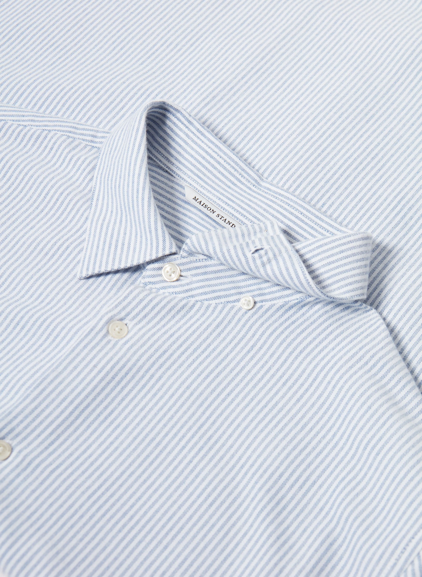 chemise rayee flanelle bleu homme