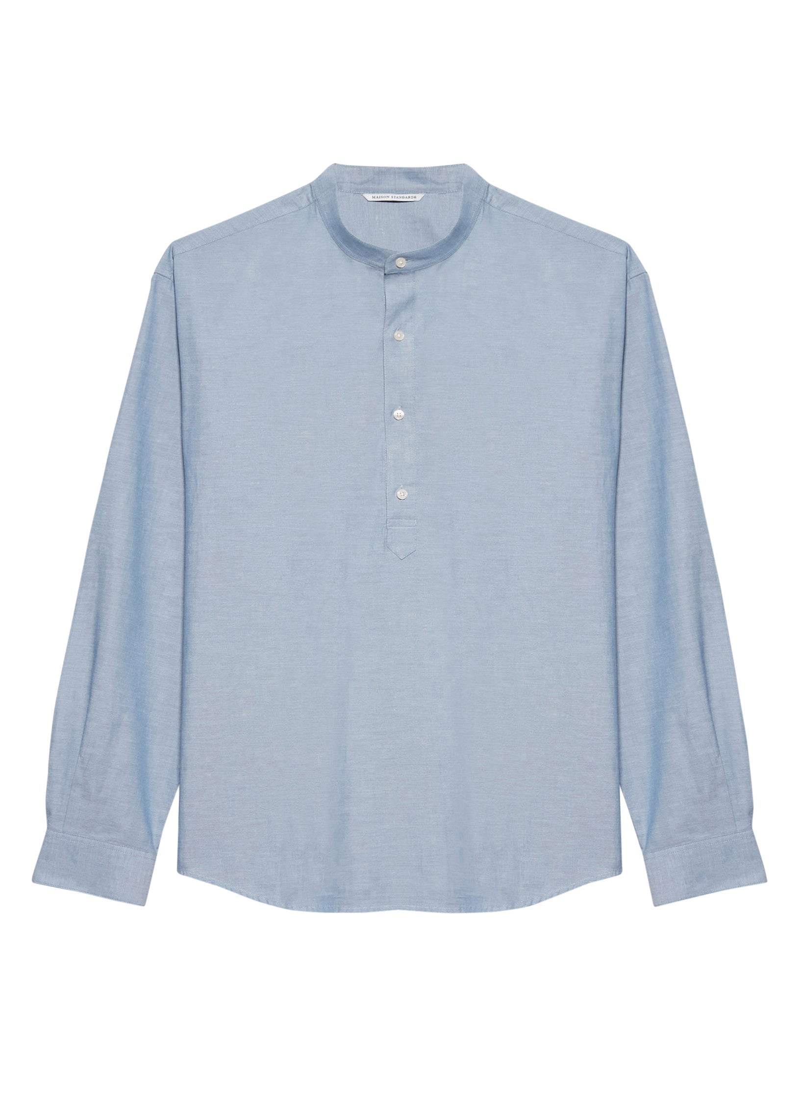 chemise peintre col mao