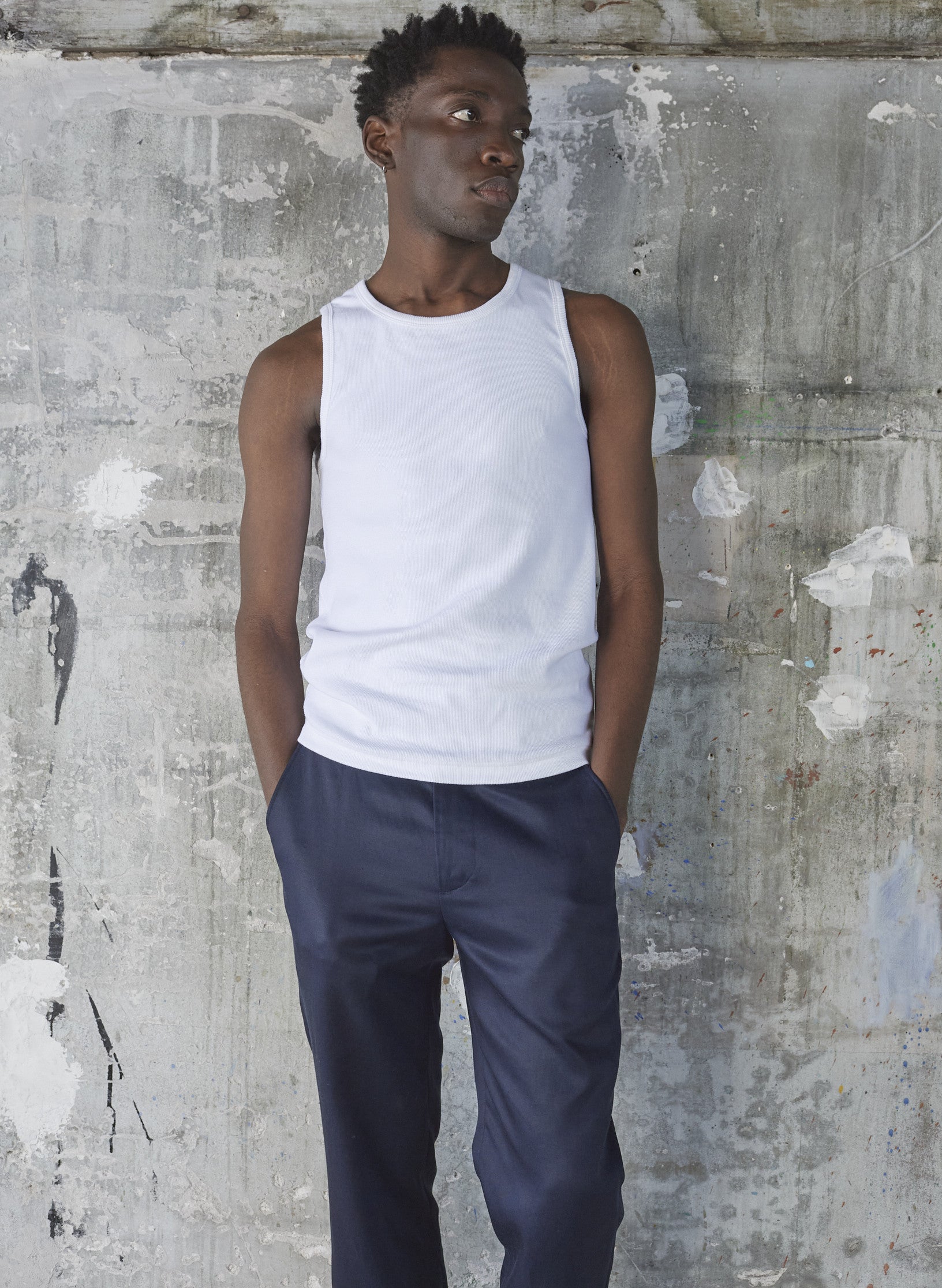 debardeur cote blanc coton organique portugal homme