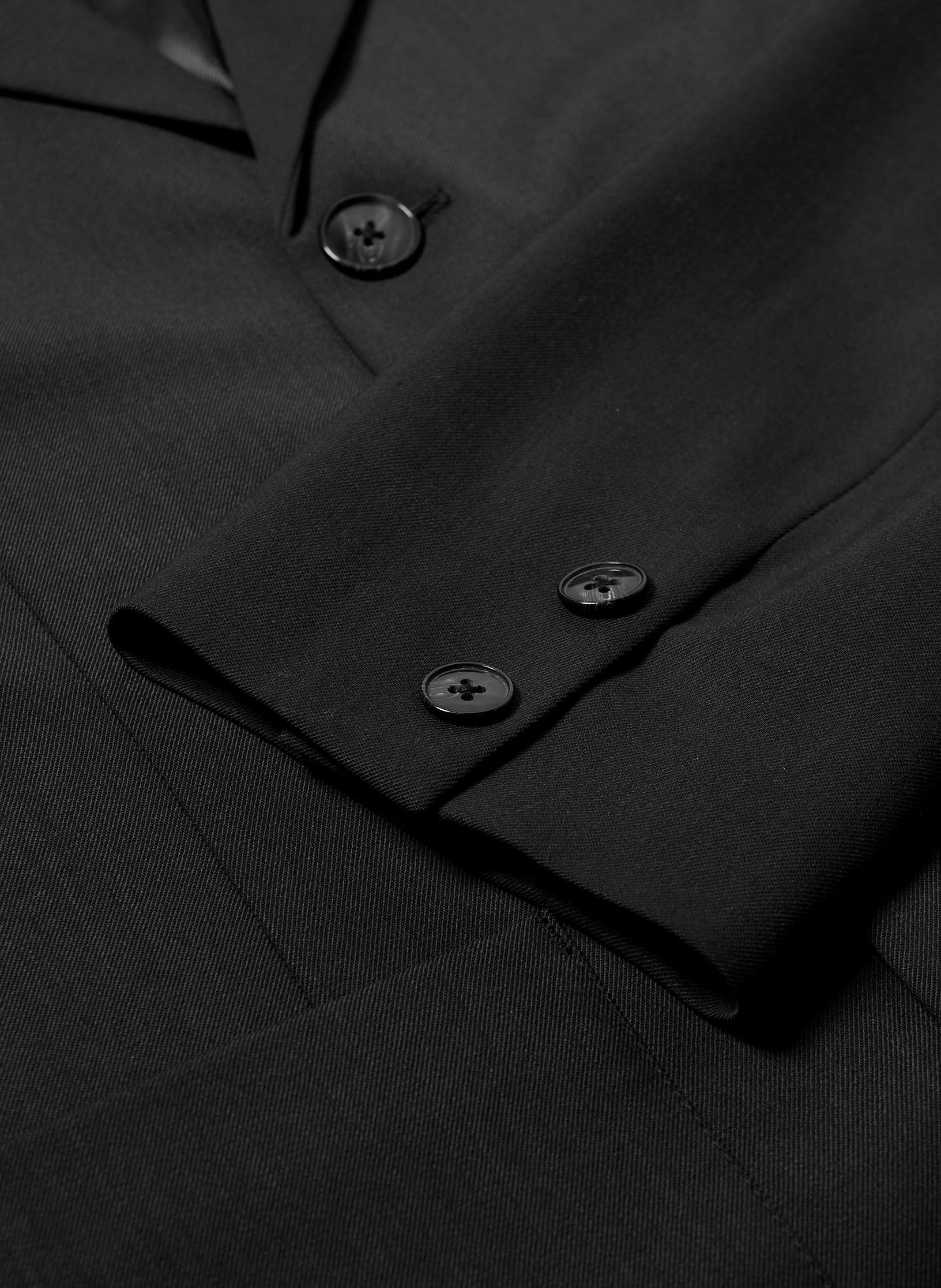 veste costume infroissable noir homme