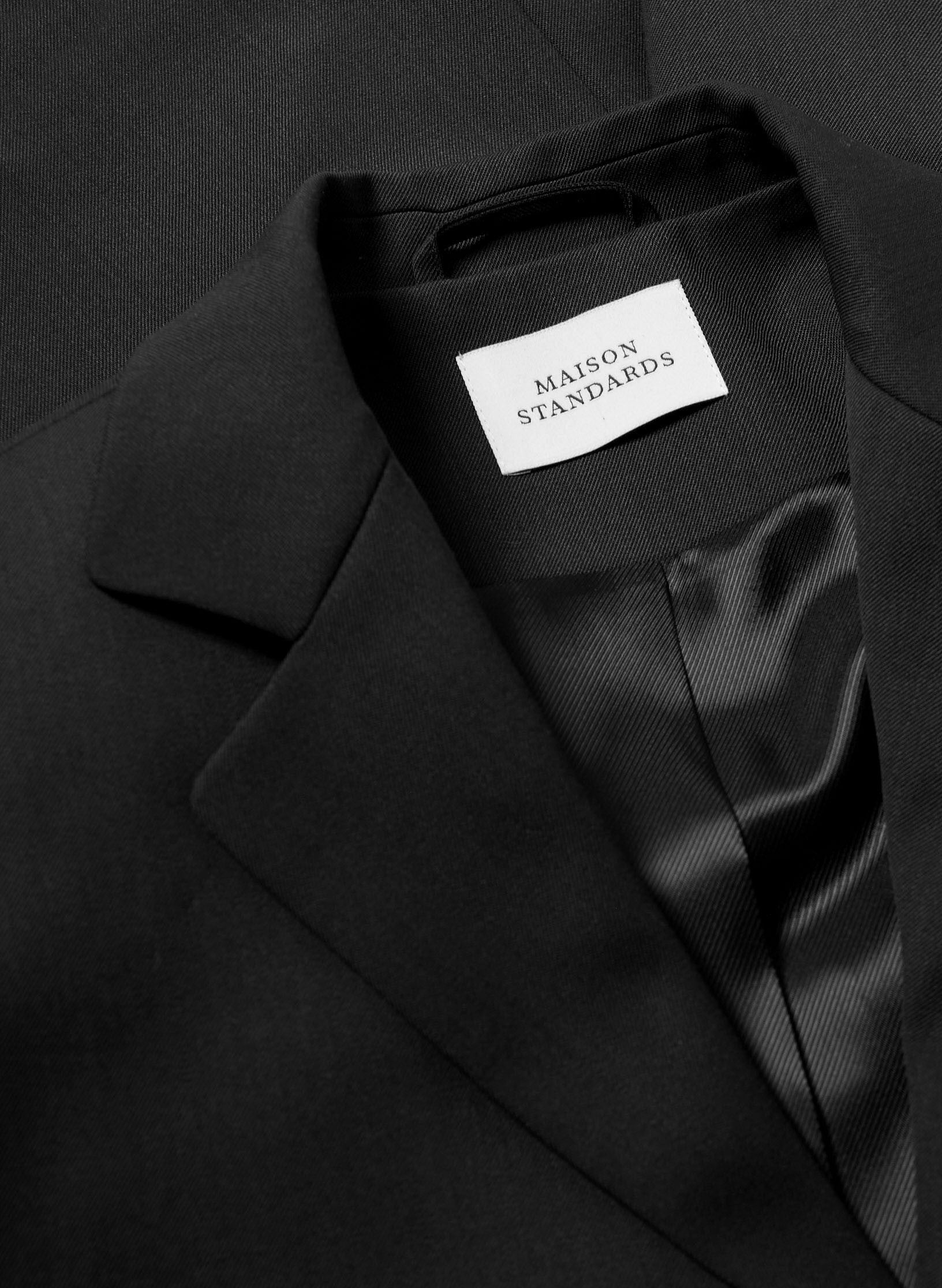 veste costume infroissable noir homme