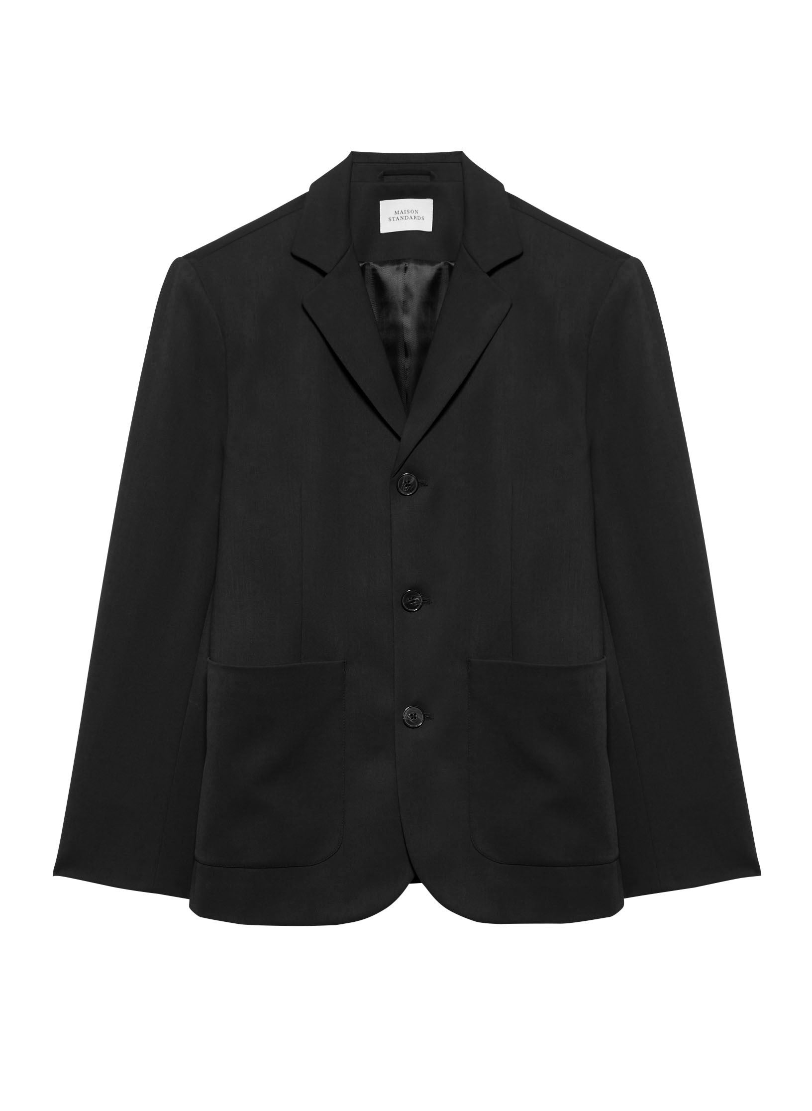 veste costume infroissable noir homme