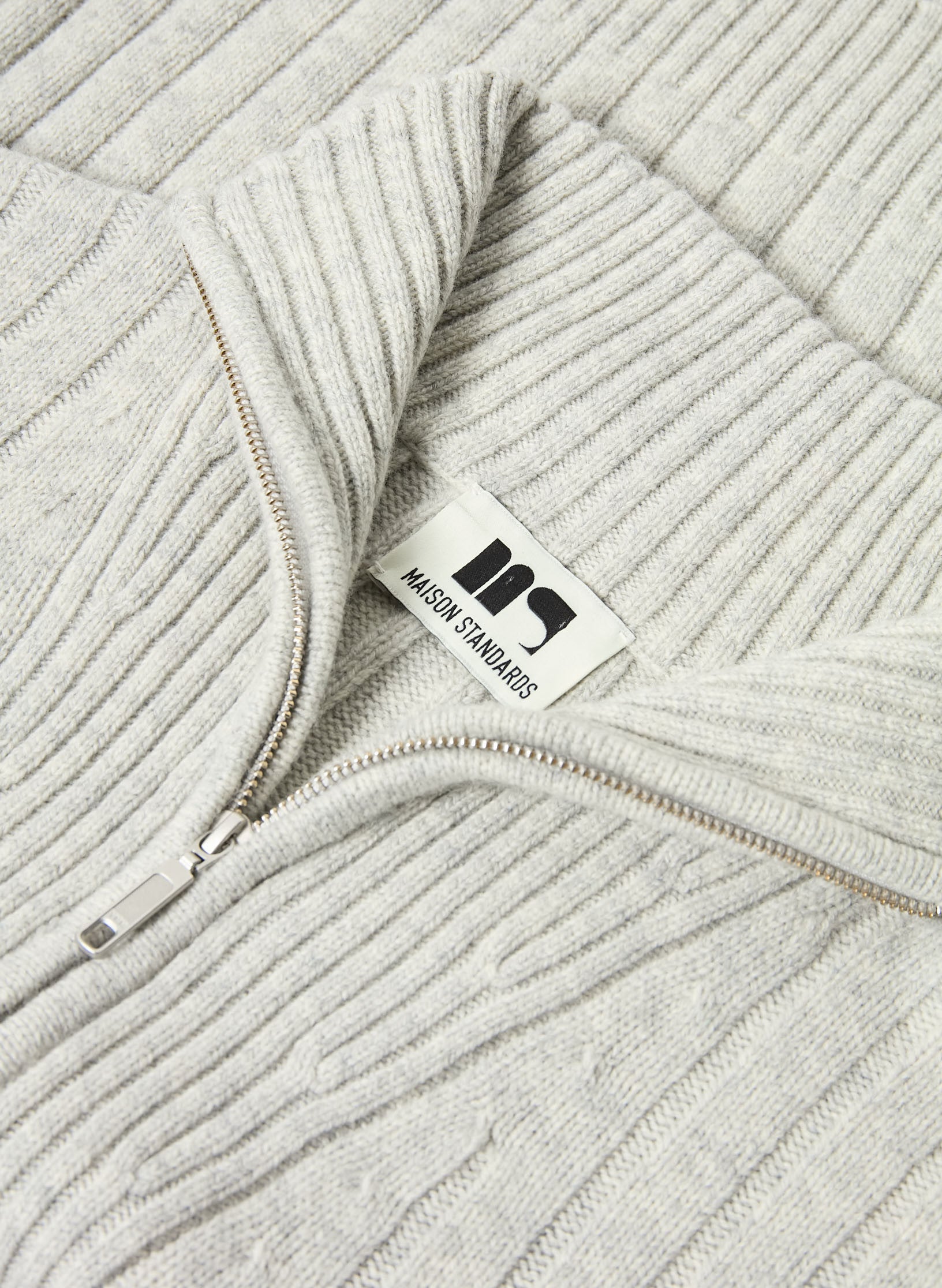 pull camionneur 100 laine homme femme unisexe gris ecru