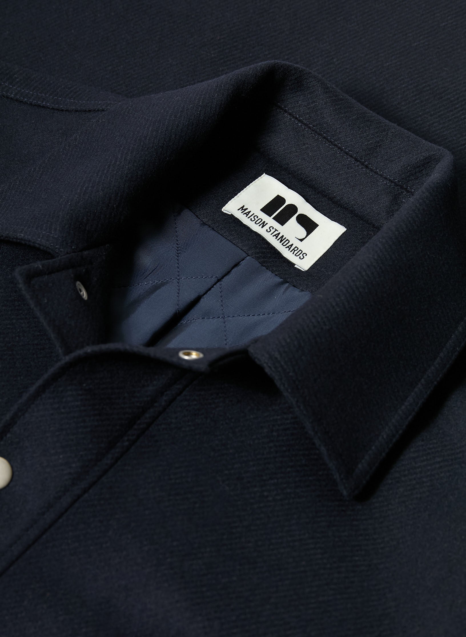 blouson laine homme marine