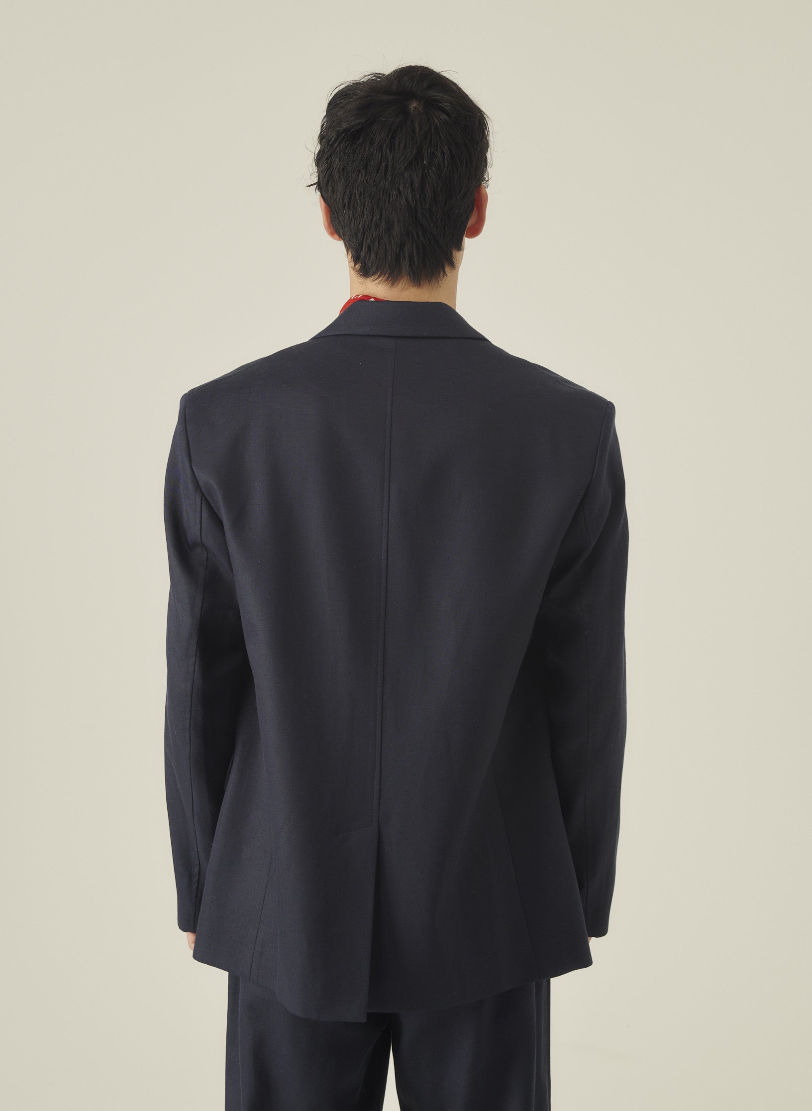 veste croisee lin lyocell bleu homme femme ukraine