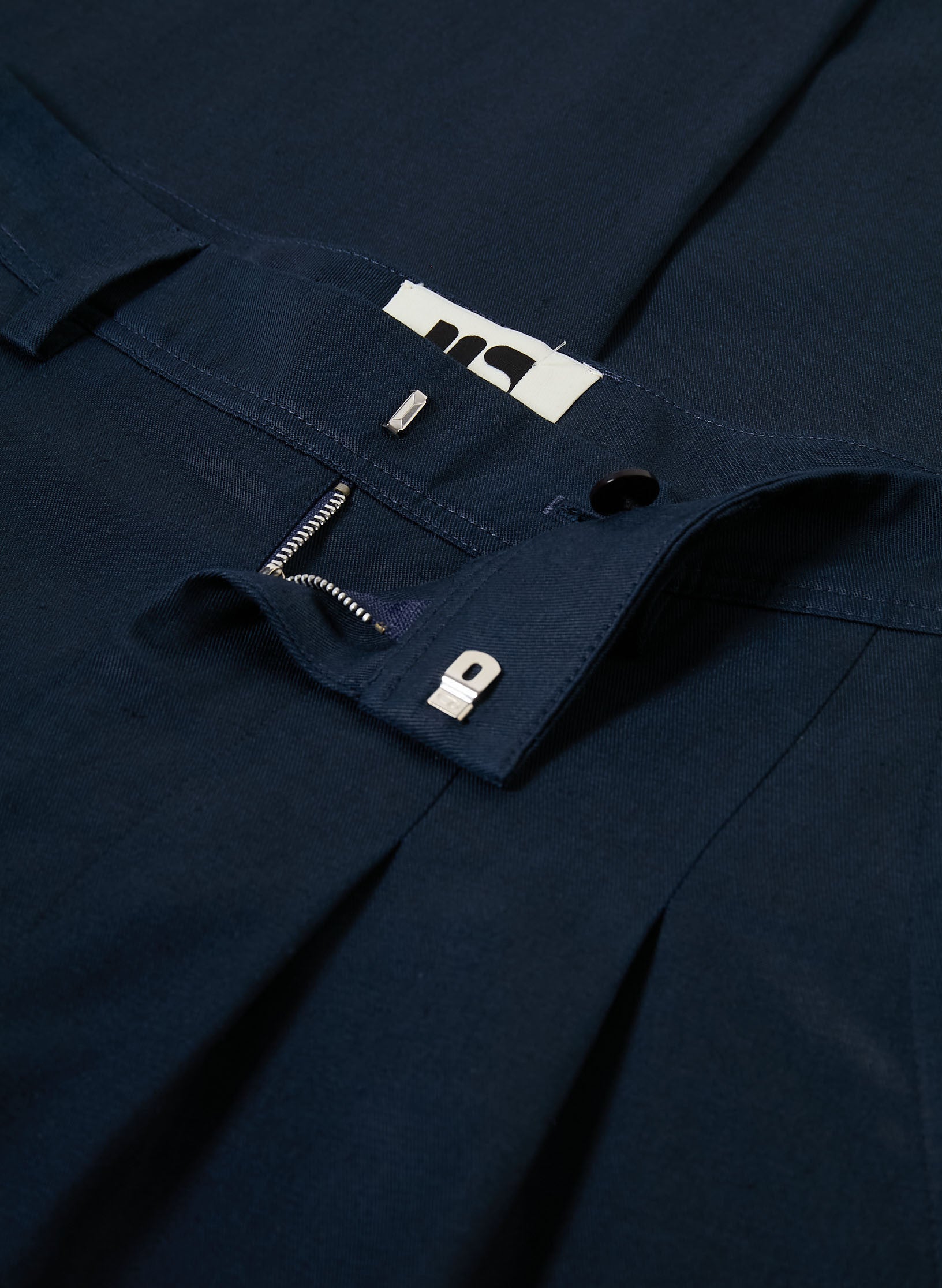 pantalon double pinces lin lyocell bleu homme femme