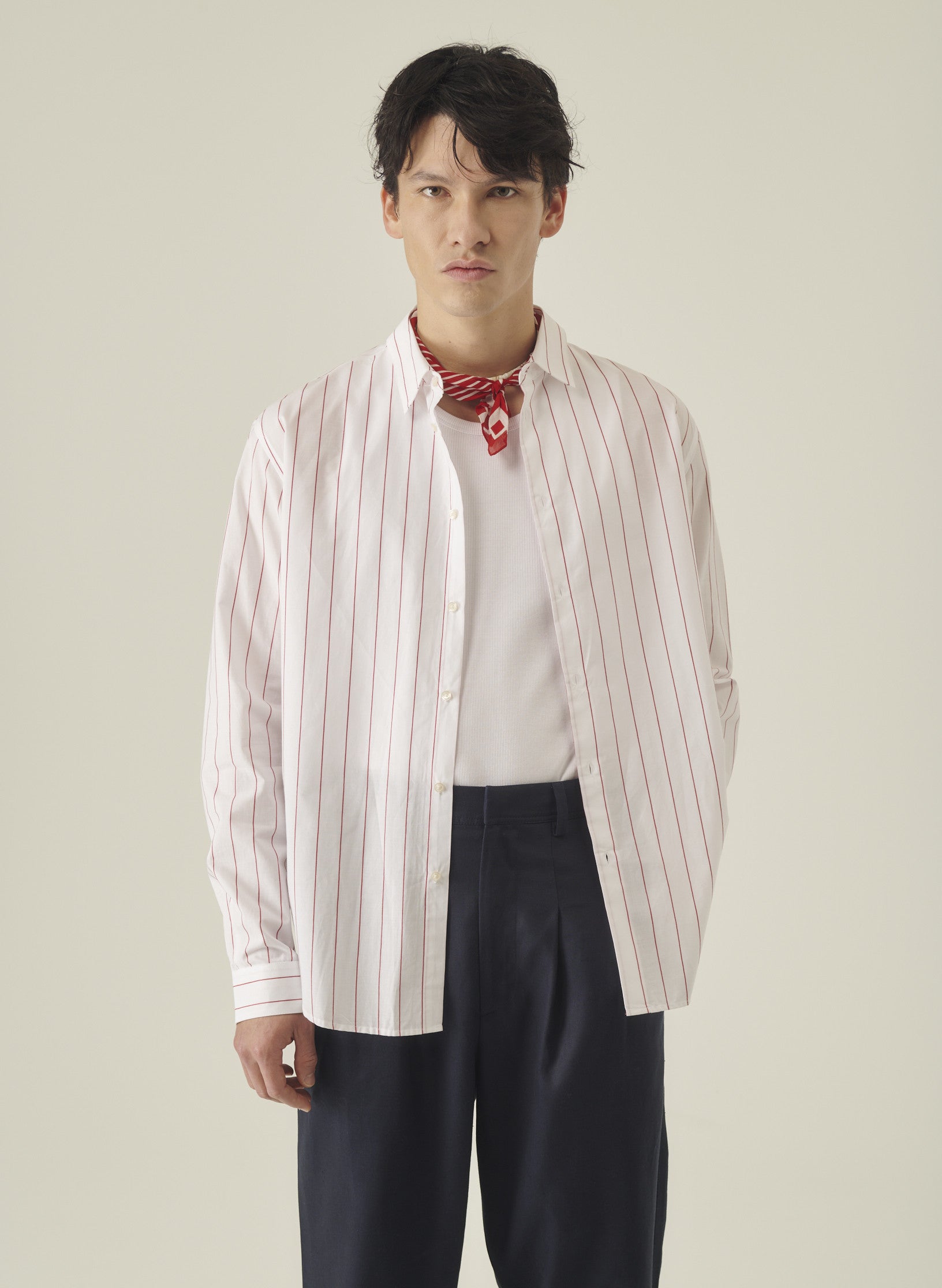 Chemise Loose Rayée