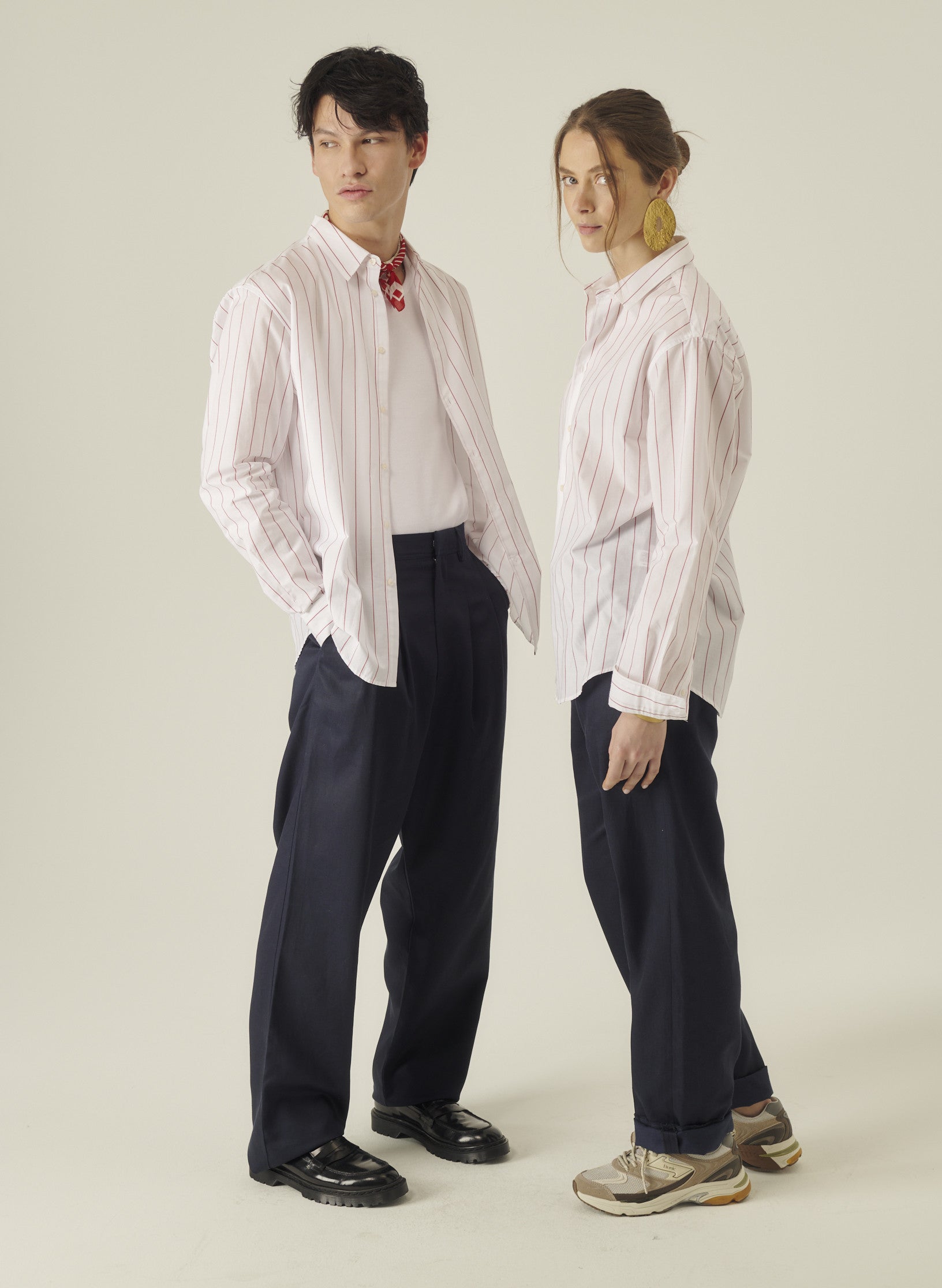 Chemise Loose Rayée