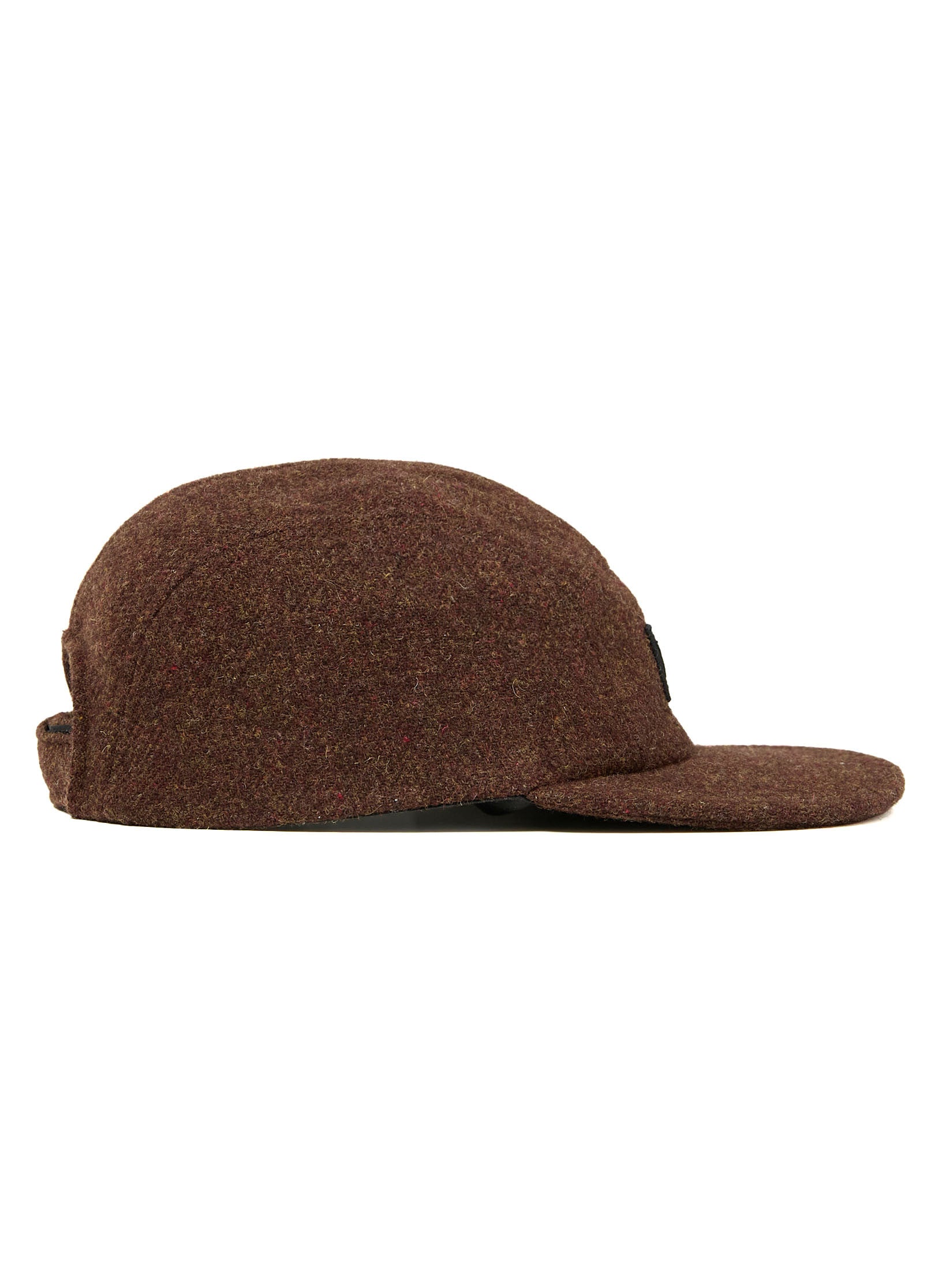casquette tweed unisexe marron homme femme laine