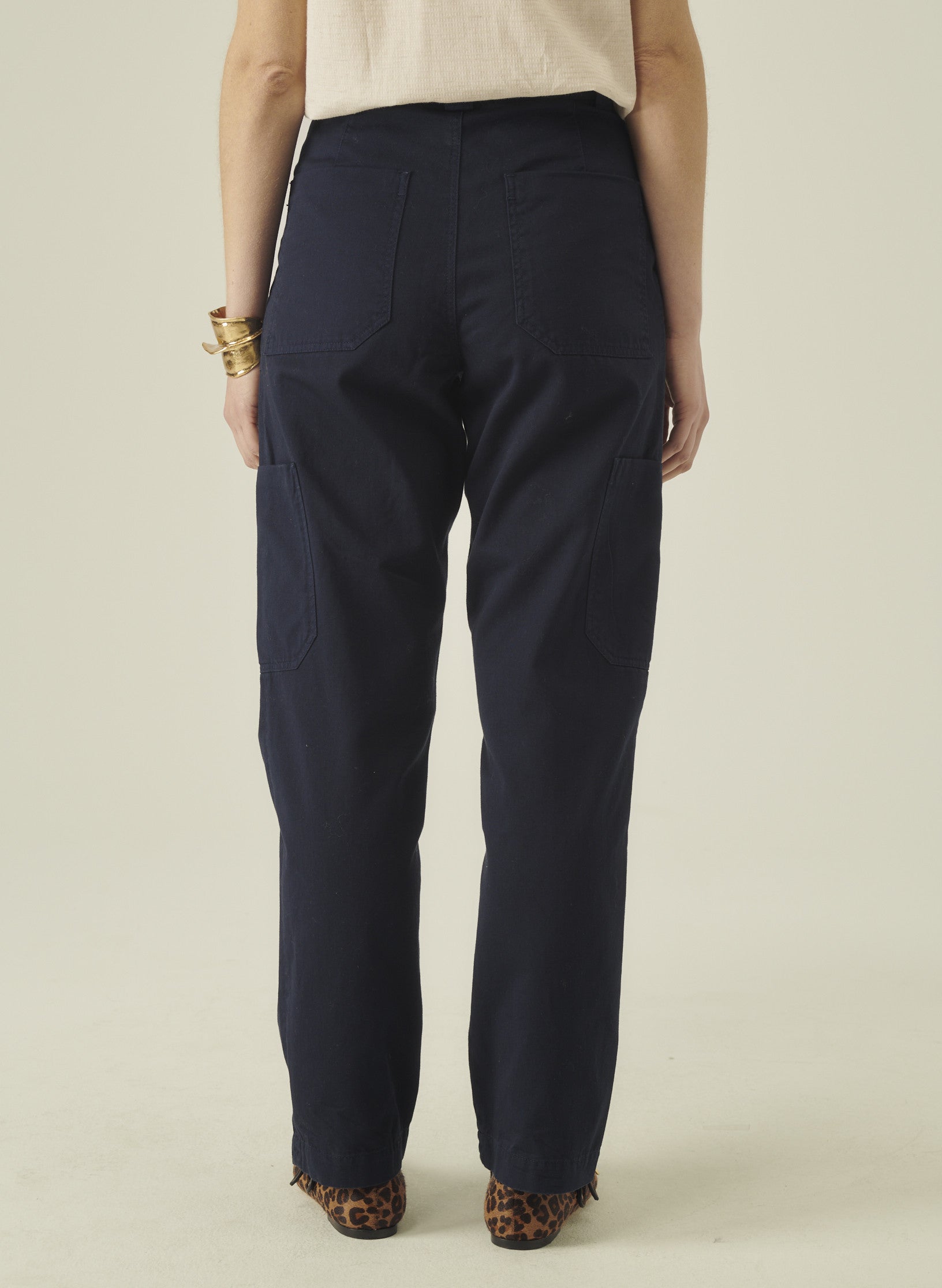 cargo pantalon loose bleu homme femme unisexe