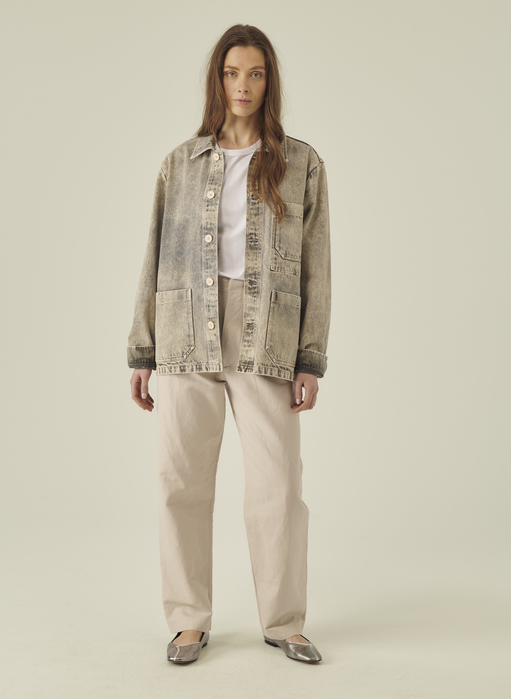 veste peintre denim belave homme femme unisexe