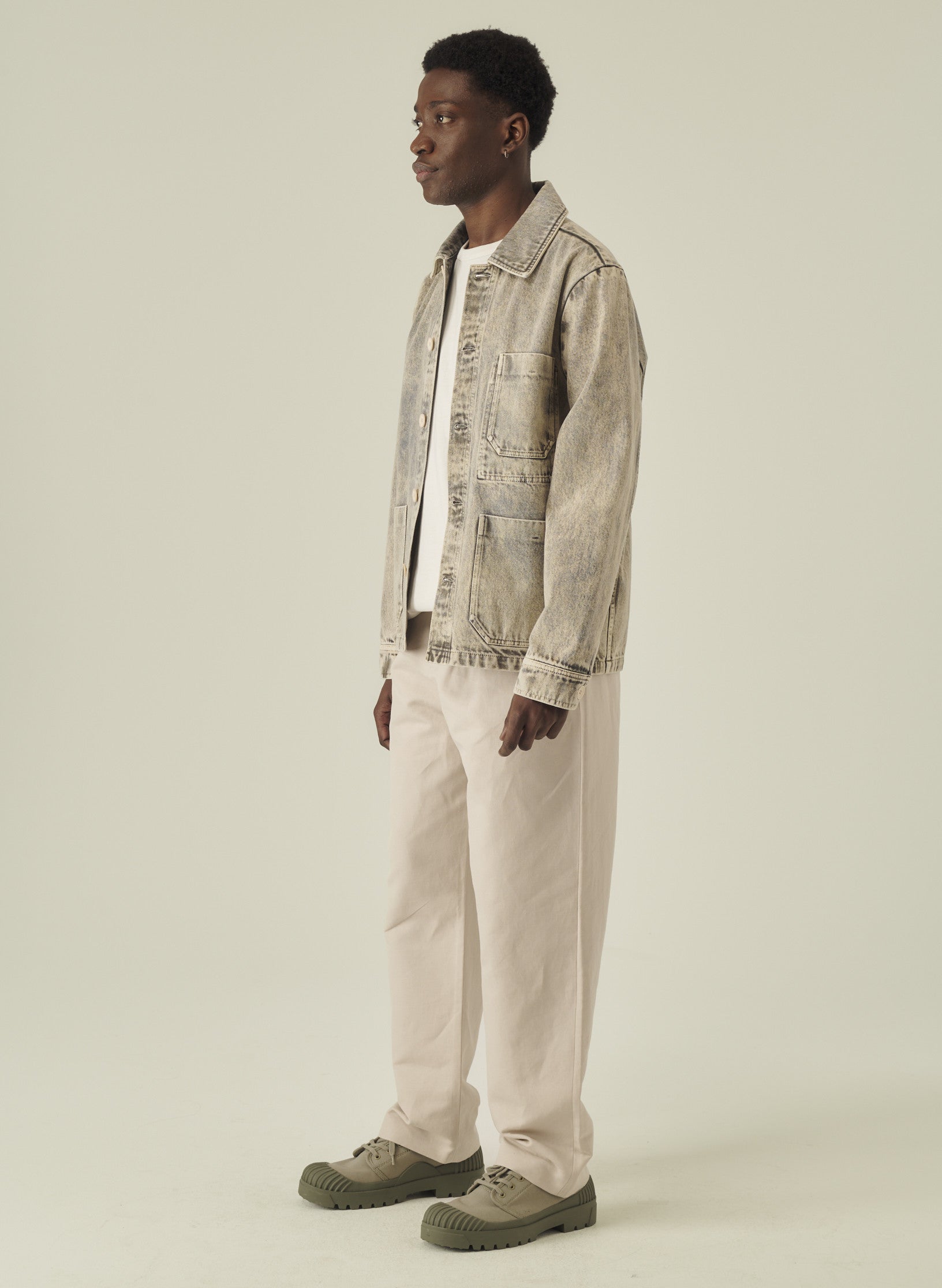 veste peintre denim belave homme femme unisexe