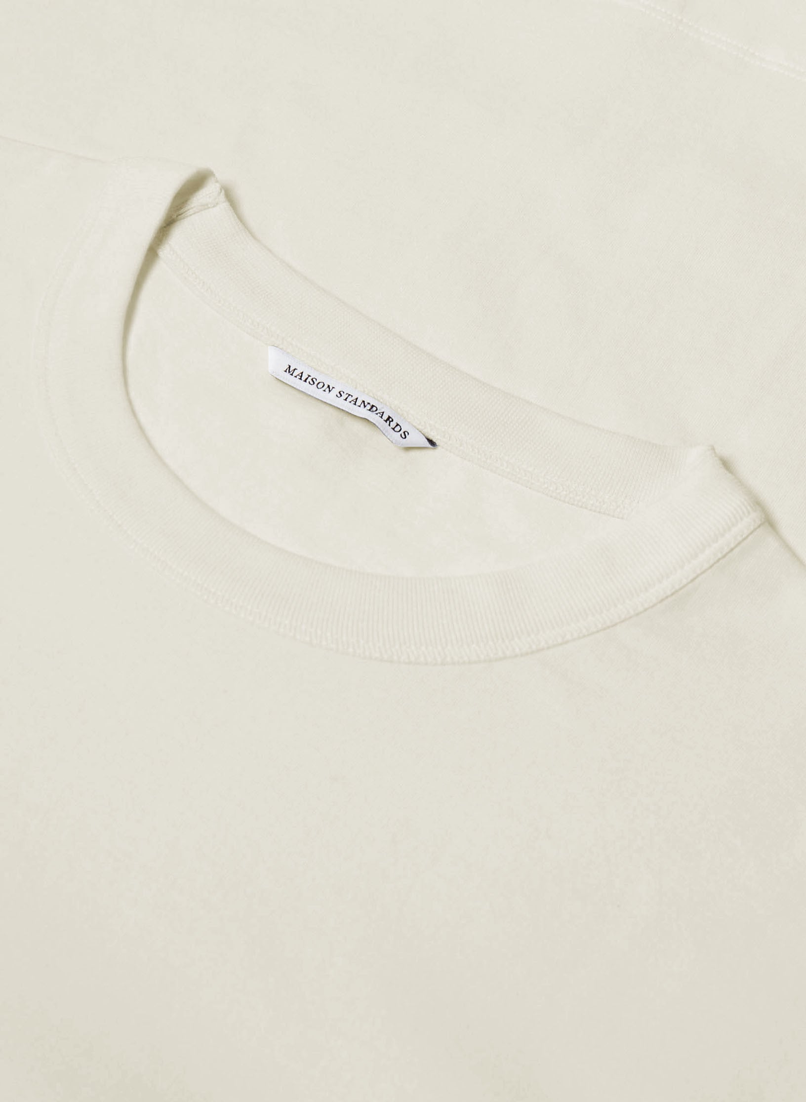 t shirt mc oversized coton ecru homme femme