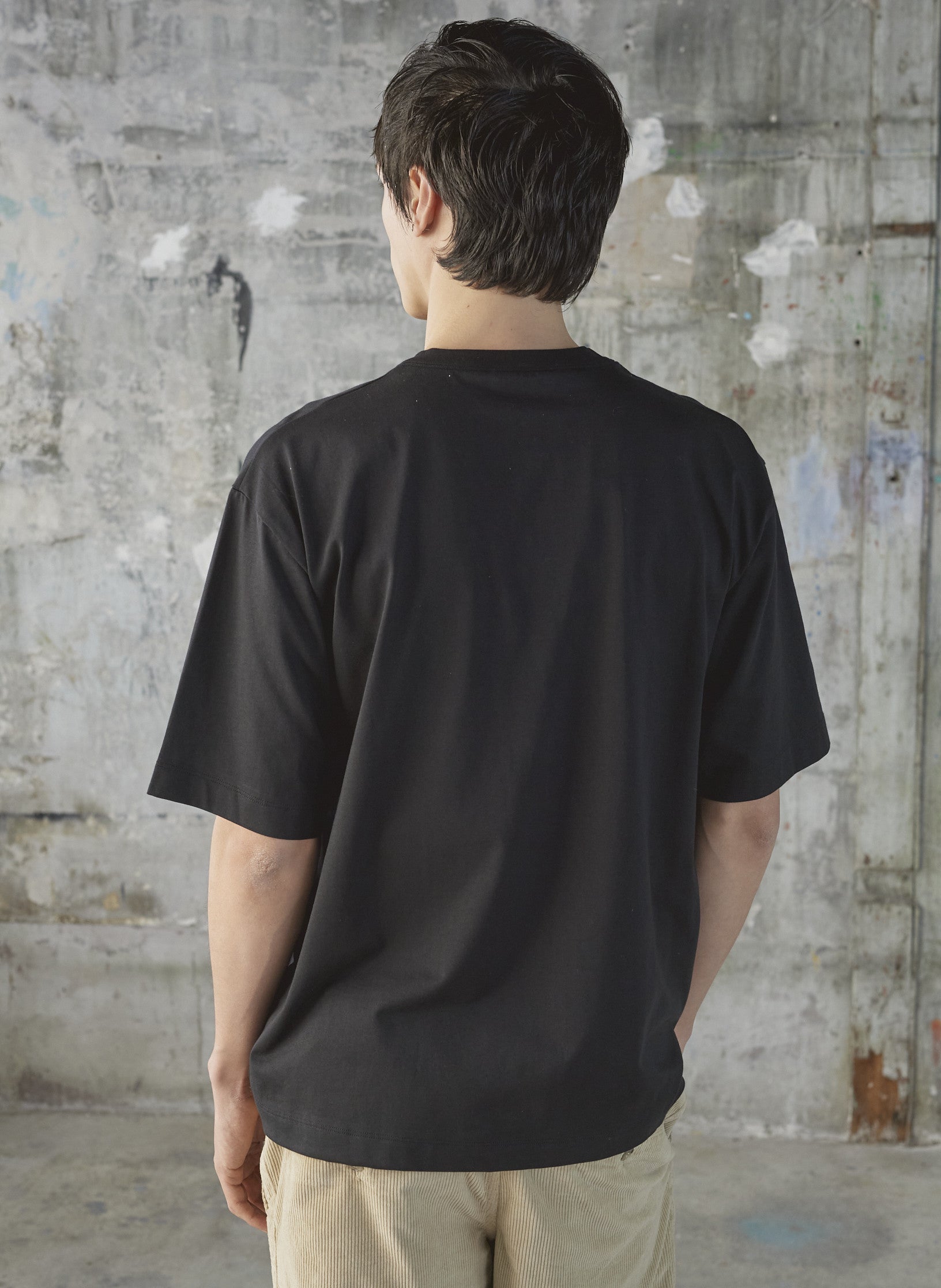 t shirt mc oversized coton noir homme femme