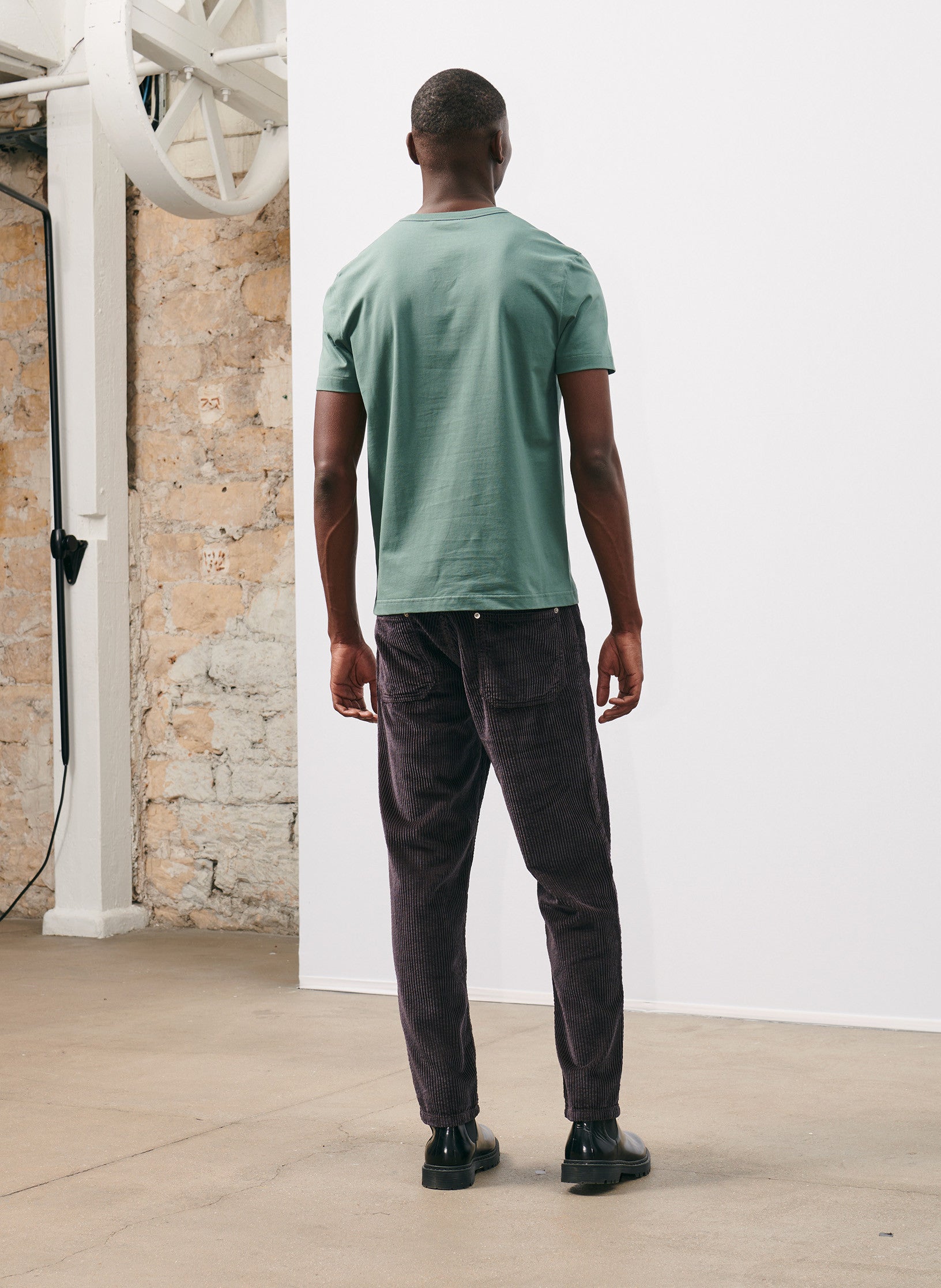 tee shirt coton organique mc vert homme femme unisexe