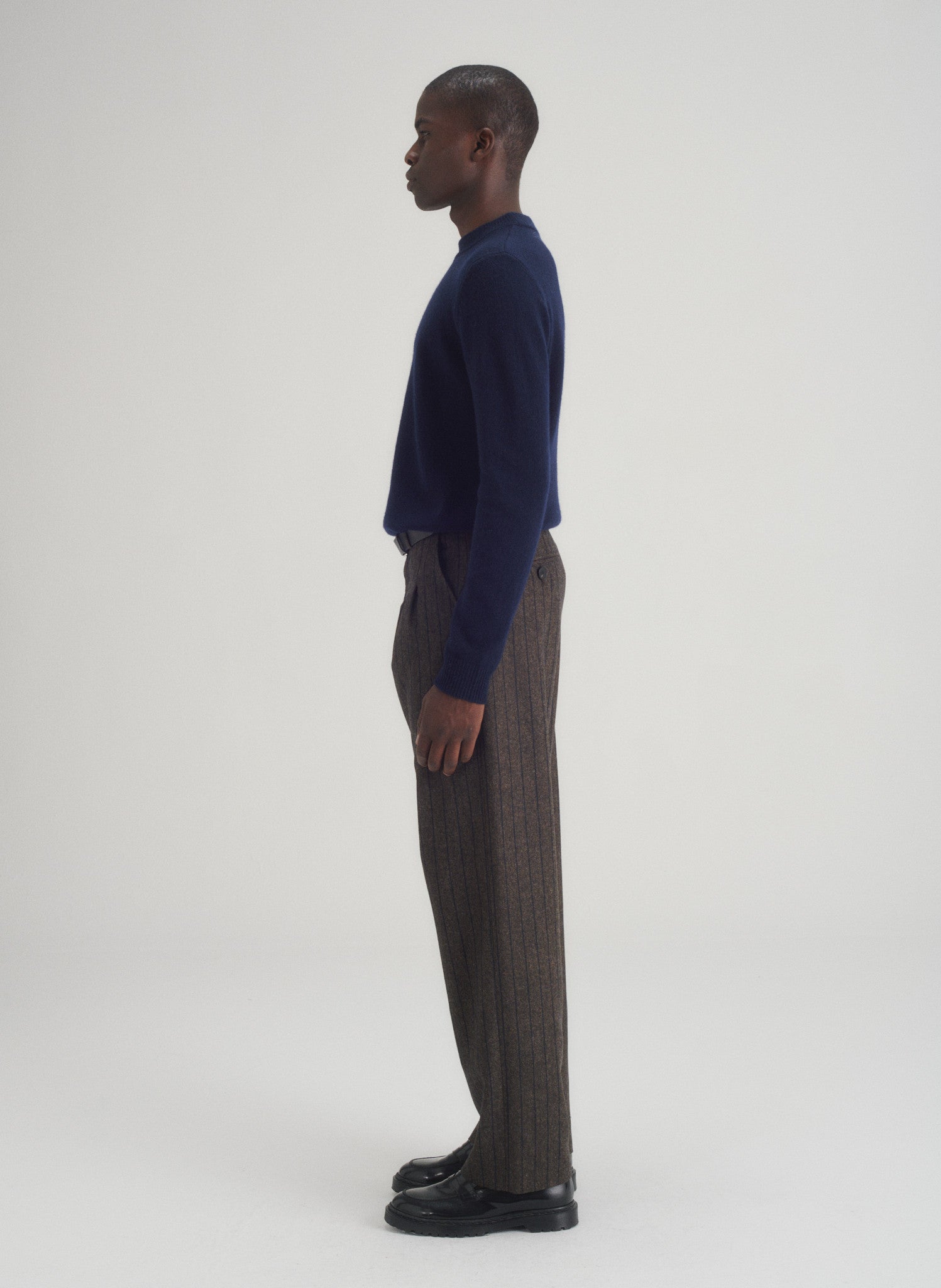 pantalon rayee 2 pinces