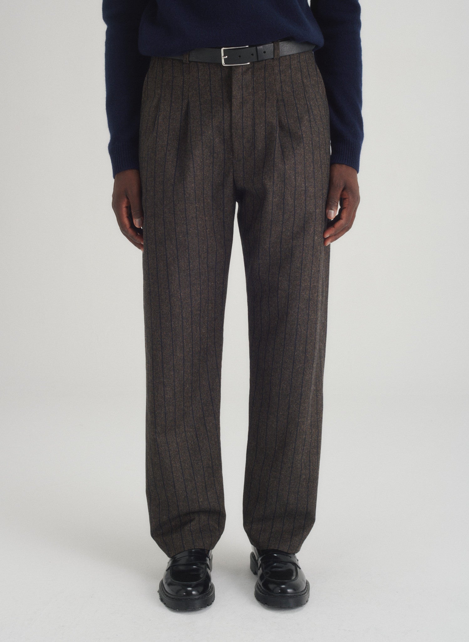 pantalon rayee 2 pinces