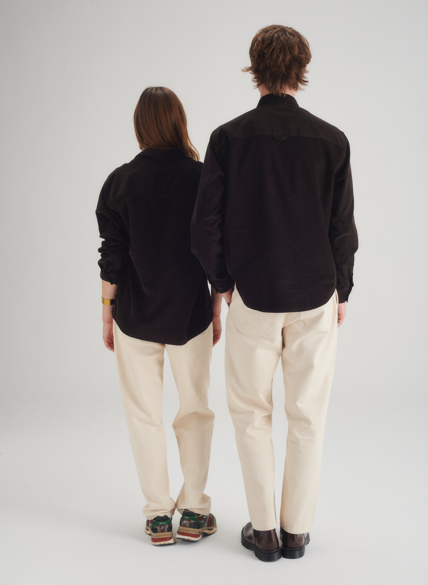 chemise loose velours 1