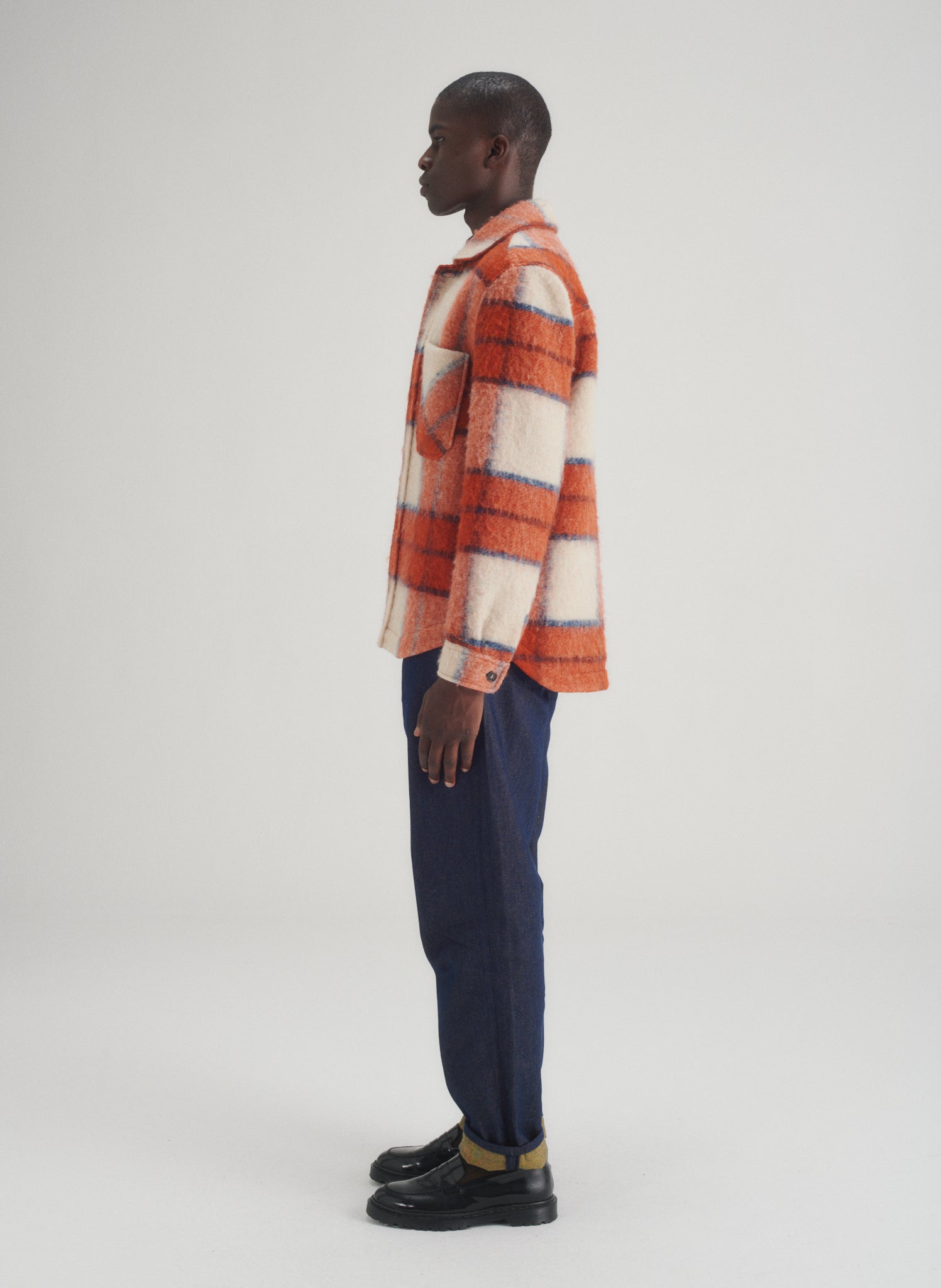 surchemise laine carreaux