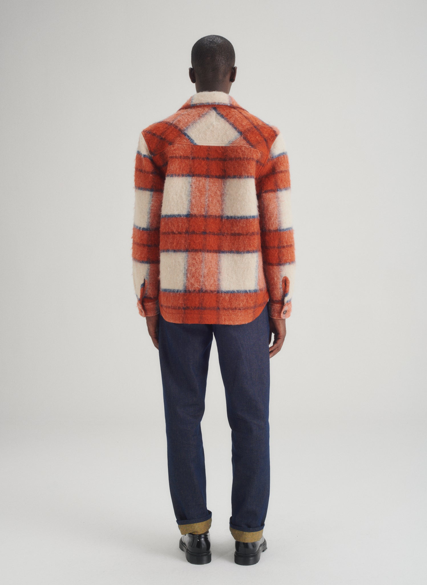 surchemise laine carreaux